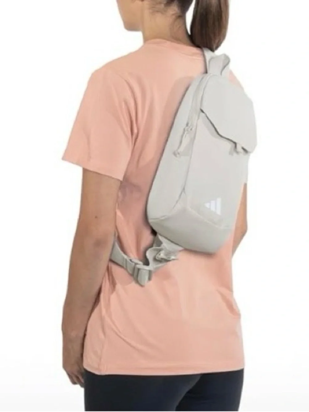 adidas Light pale pink Crossbody Sling Pack - Picture 1 of 9